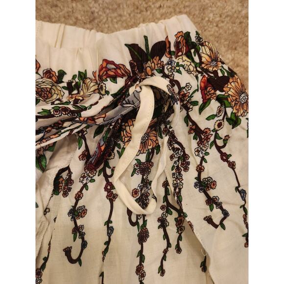 Aravay Womens Wrap Skirt Floral One Size Fits Most - Picture 2 of 6